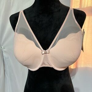 BALI Natural Lift Underwire Bra Soft Pink Size 36DD